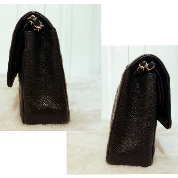 Chanel M/L Classic Double Flap in Caviar w/ SHW - Picture 4 of 8